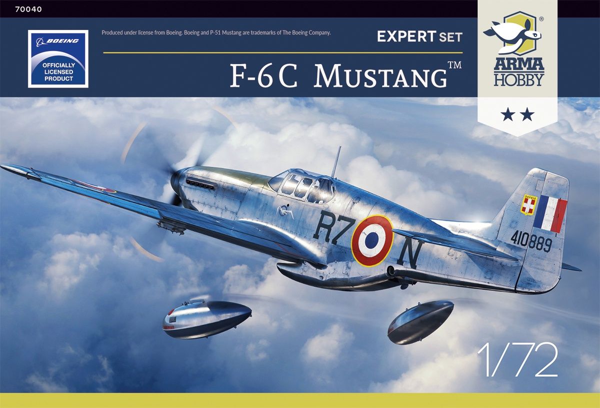 Arma Hobby 1/72 F-6C Mustang™ Expert Set 70040