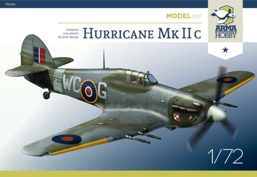 Arma Hobby 1/72 Hurricane Mk IIc Model Kit 70036