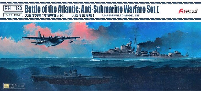 Flyhawk 1/700 Battle of the Atlantic Anti-Submarine Warfare (Set I) 1120