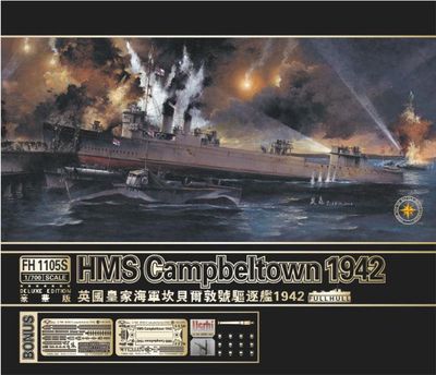 Flyhawk 1/700 HMS Campbeltown 1942 (Deluxe Edition) 1105S