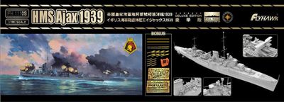 Flyhawk 1/700 HMS Ajax 1939 Deluxe Edition 1110S
