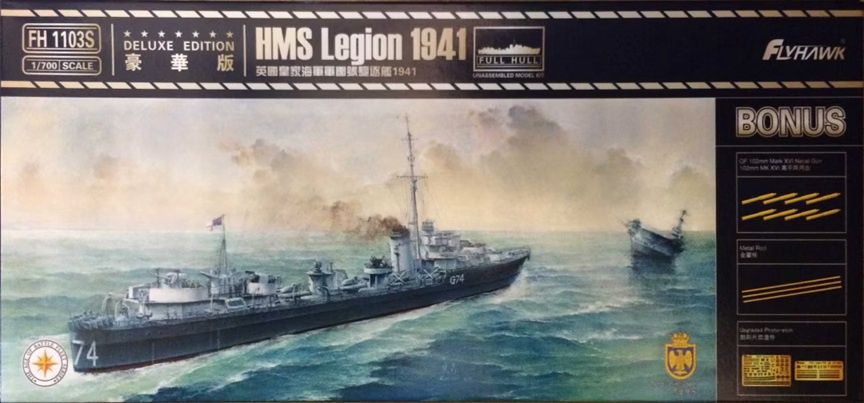 Flyhawk 1/700 HMS Legion 1941 (Deluxe Edition) 1103S