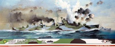 Flyhawk 1/700 HMS Naiad 1940 (Dido Class Light Cruiser) 1112