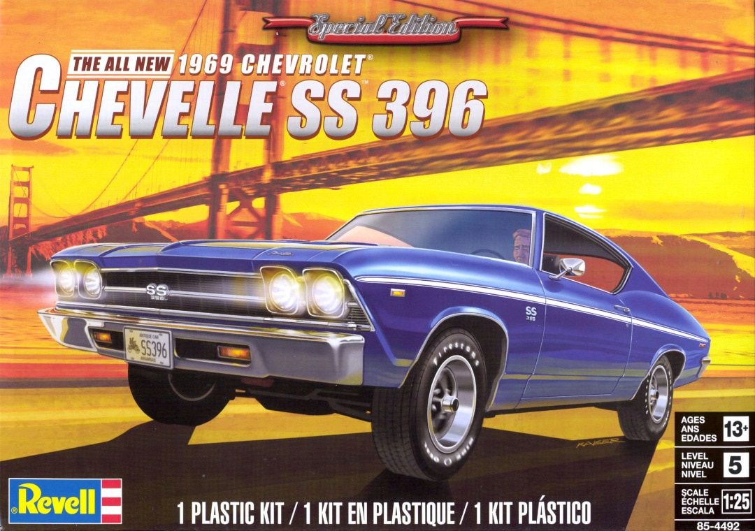 Revell 1/25 1969 Chevrolet Chevelle SS 396 85-4492