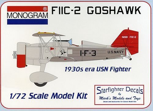 Revell Monogram 1/72 F11C-2 Goshawk 6796