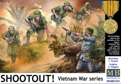 Master Box 1/35 Shootout! Vietnam War Figures MB35241