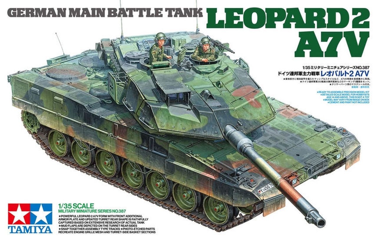 Tamiya 1/35 German Main Battle Tank Leopard 2 A7V 35387