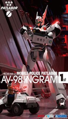 Aoshima 1/43 ACKS MP-01 Series Mobile Police Patlabor AV-98 Ingram Unit 1 057582