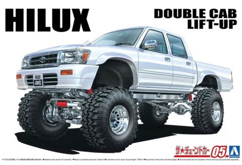 Aoshima 1/24 Toyota LN107 Hilux Pickup Double Cab Lift Up &#39;94  061312