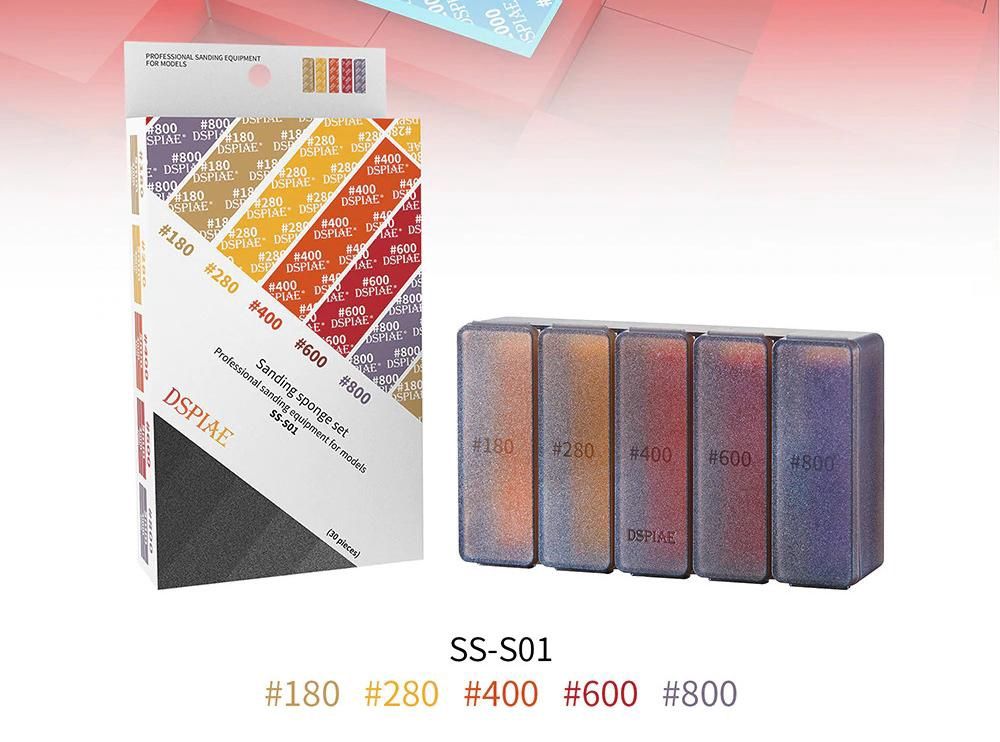 DSPIAE #180-#800 Sanding Sponge 30Pcs SS-S01
