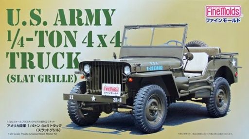 Fine Molds 1/20 U.S. Army 1/4-ton 4x4 Truck (Slat Grille) 82001