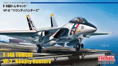 Fine Molds 1/72 F-14A Tomcat VF-2 "Bounty Hunters" Limited Edition FX05