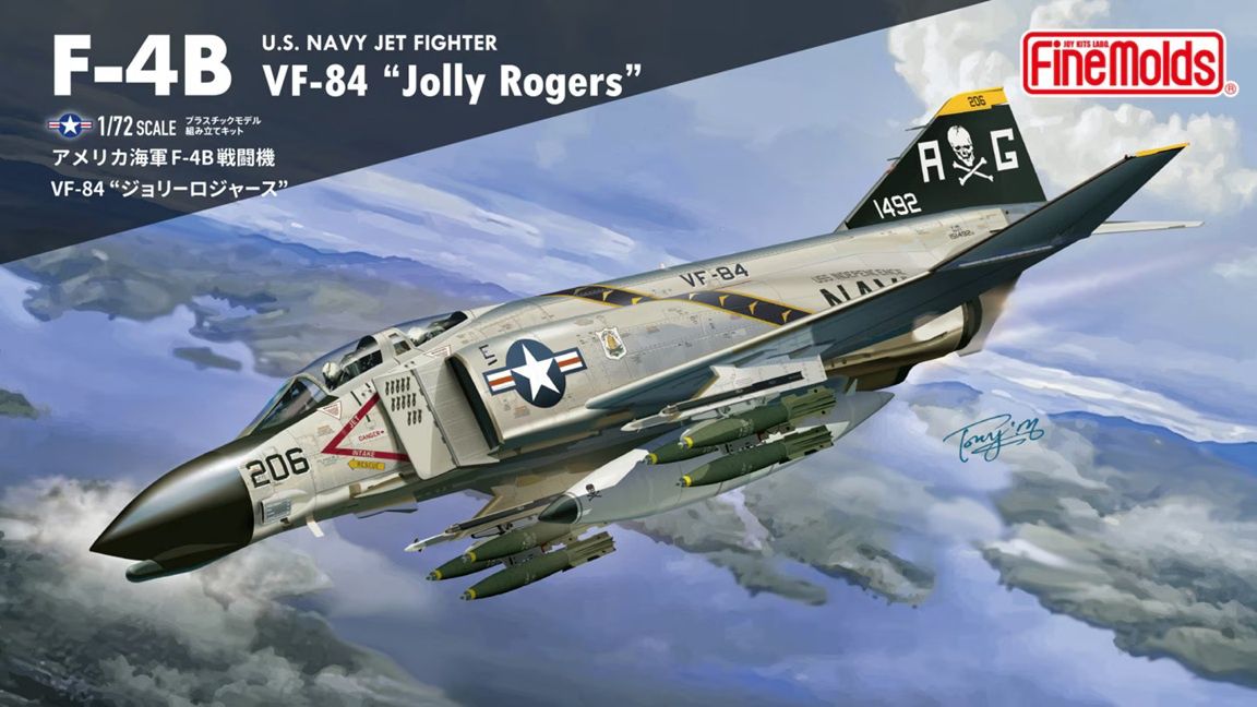 Fine Molds 1/72 U.S. Navy F-4B VF-84 &quot;Jolly Rogers&quot; FF05