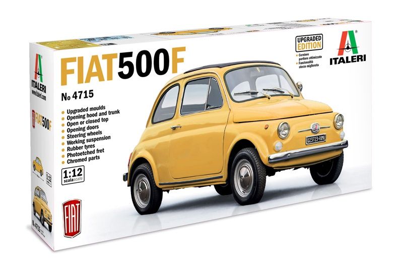 Italeri 1/12 Fiat 500F [Upgraded Edition] 4715