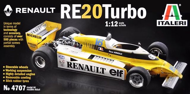 Italeri 1/12 Renault RE20 Turbo 4707