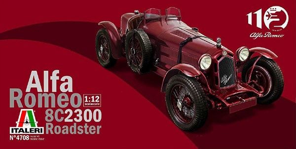 Italeri 1/12 Alfa Romeo 8C2300 Roadster 4708