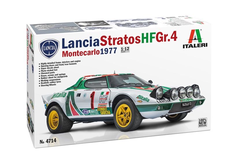 Italeri 1/12 Lancia Stratos HF Gr.4 Monte Carlo 1977 4714