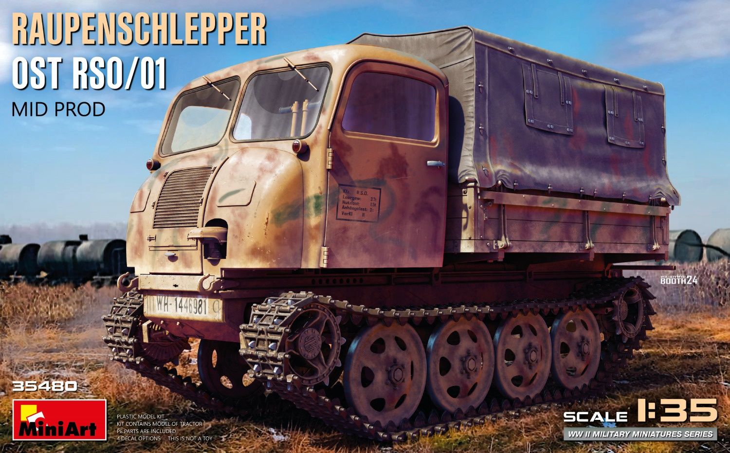 MiniArt 1/35 Raupenschlepper OST RSO/01 Mid Prod. 35480