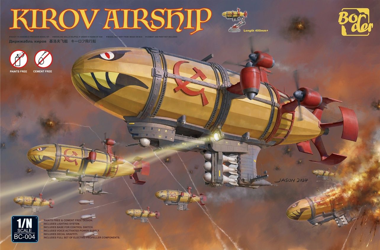 Border 1/N Kirov Airship from Red Alert Game BC004