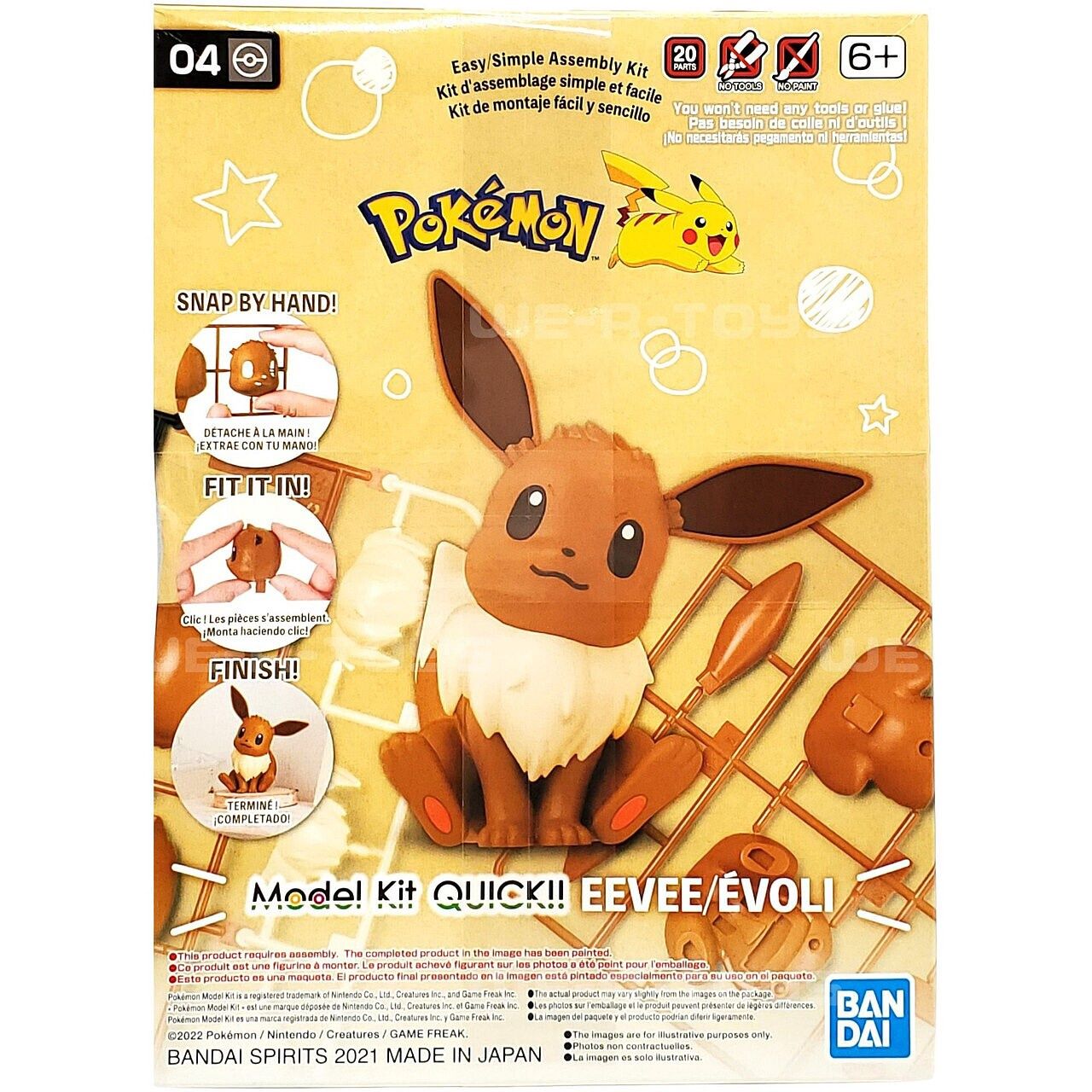 Bandai Pokemon Eevee #04 Quick Kit 2541925