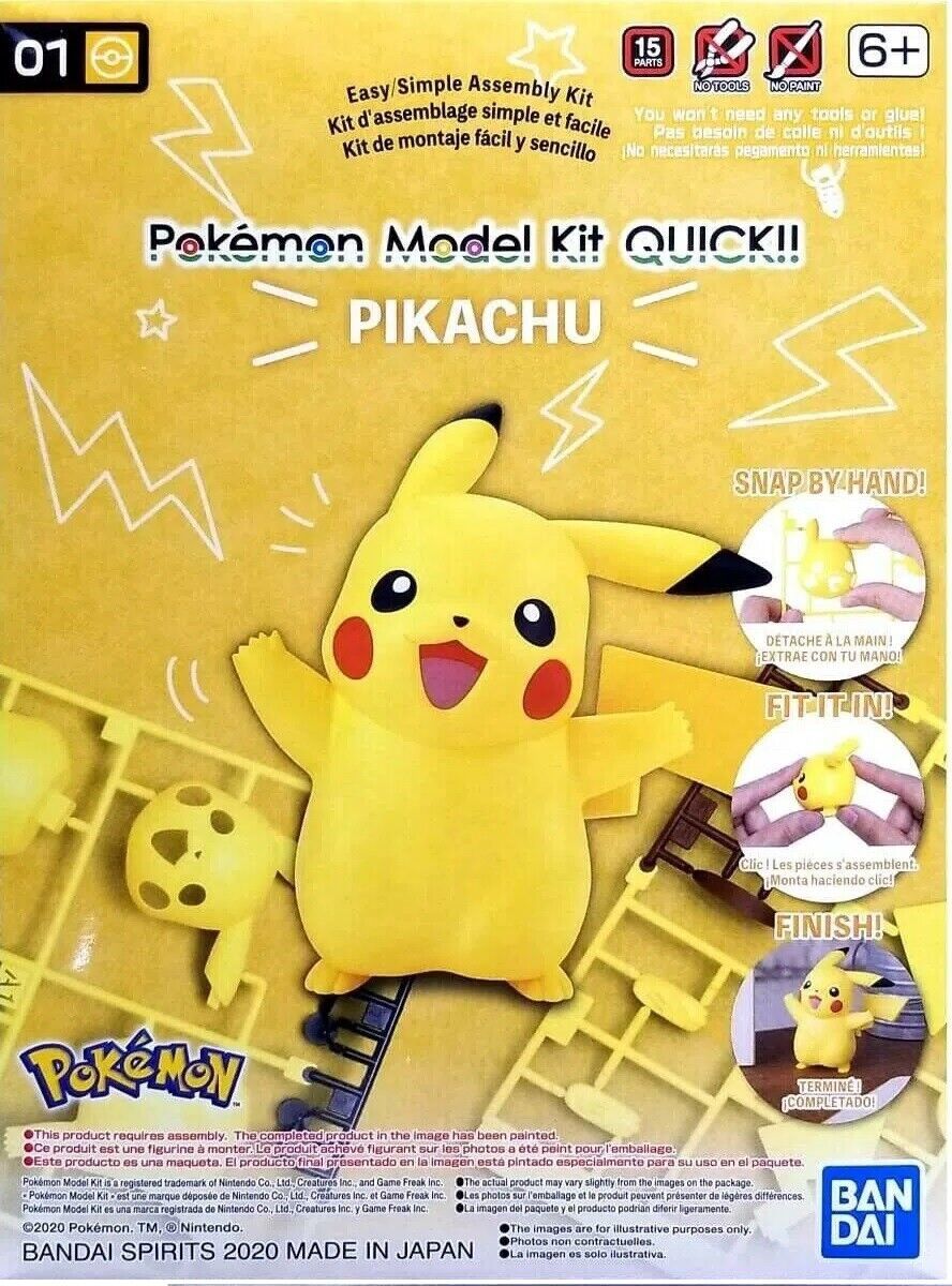 Bandai Pokemon Pikachu #01 Quick Kit 2541922