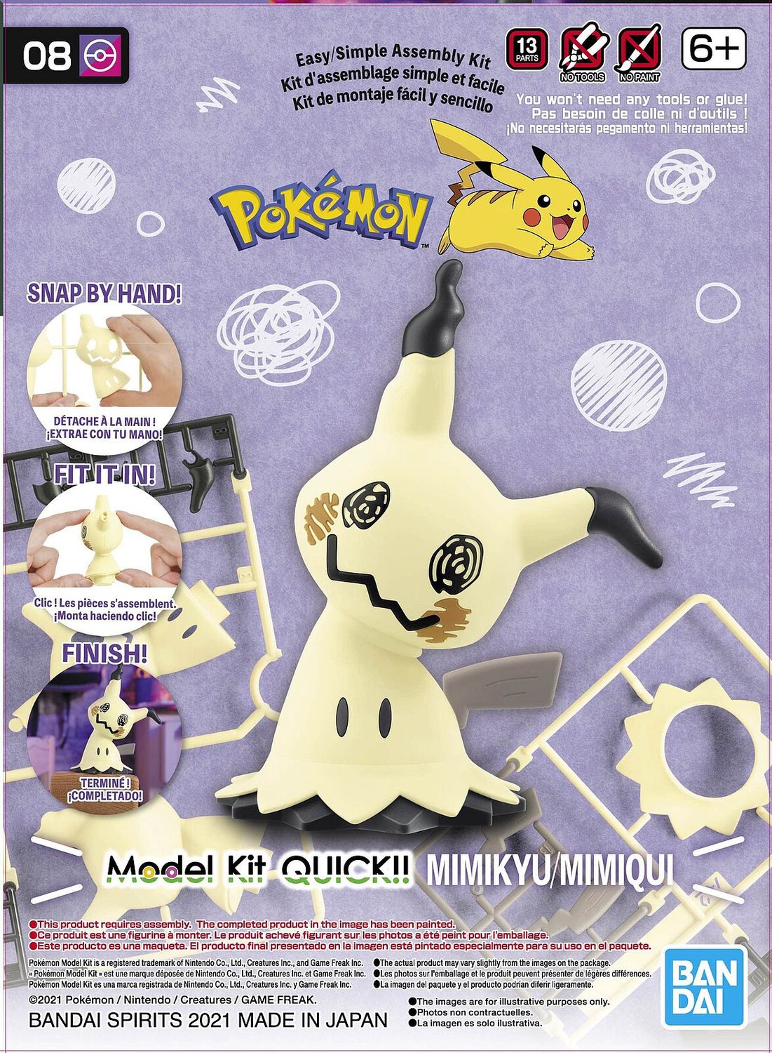 Bandai Pokemon Mimikyu #08 Quick Kit 2588388