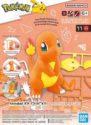 Bandai Pokemon Charmander #11 Quick Kit 2617946