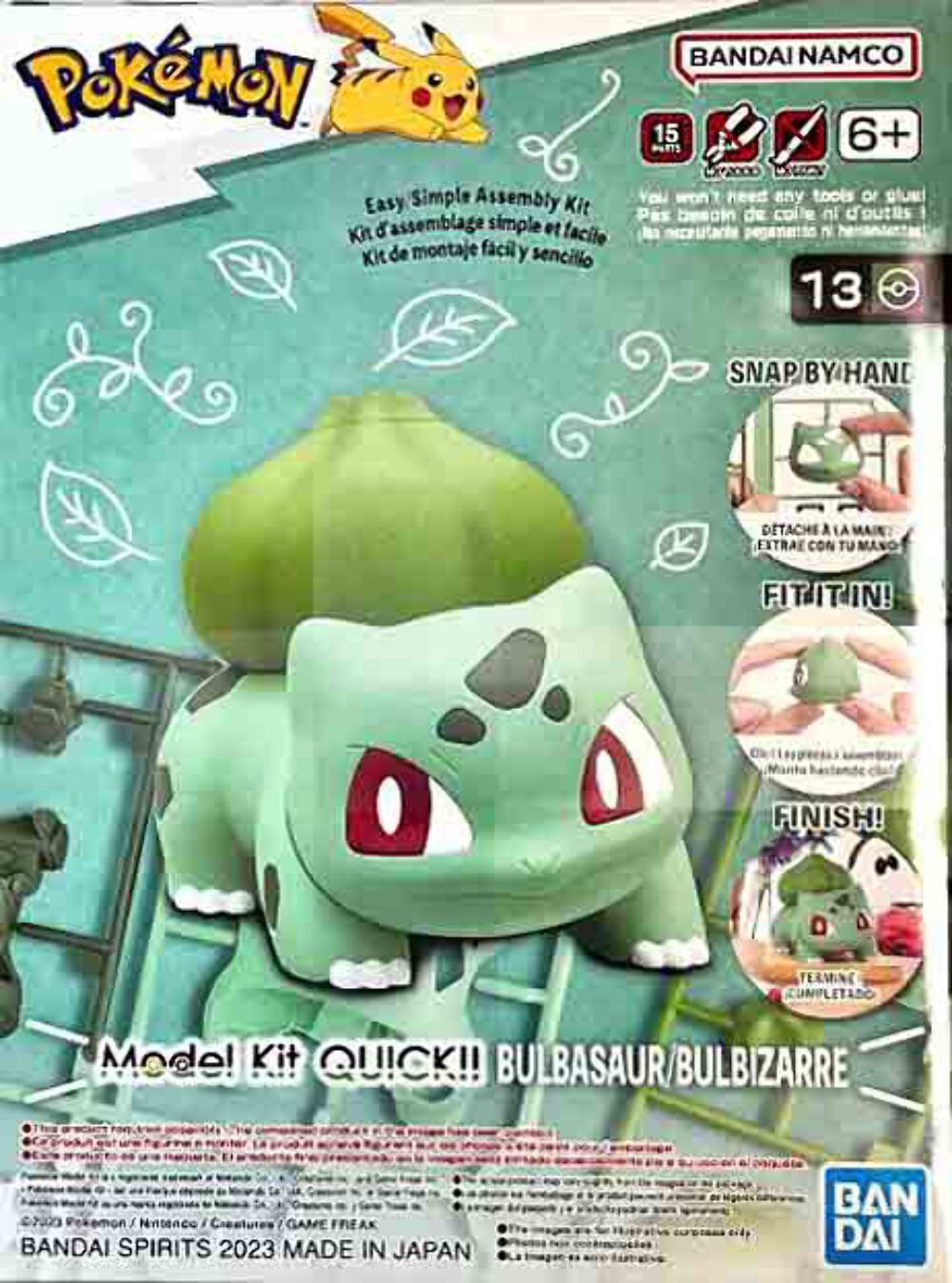 Bandai Pokemon Bulbasaur #13 Quick Kit 2662874