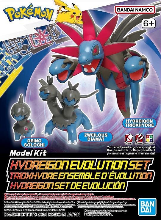 Bandai Pokemon Hydreigon Evolution Set #22 2730251