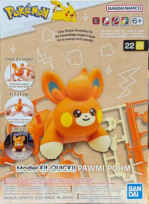 Bandai Pokemon Pawmi #22 Quick Kit 2791221