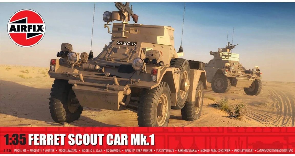 Airfix 1/35 Ferret Scout Car Mk.1 A1386