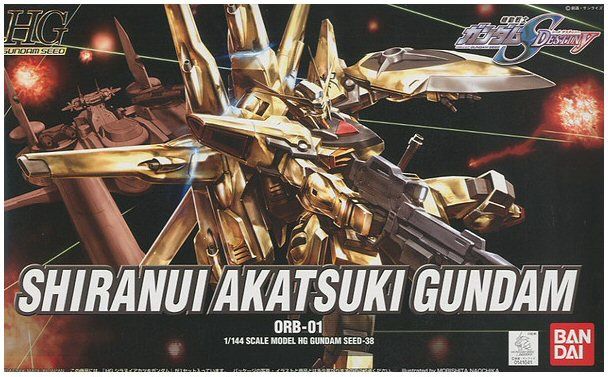 Bandai 1/144 HG Shiranui Akatsuki Gundam ORB-01 Gundam Seed Destiny 5060364