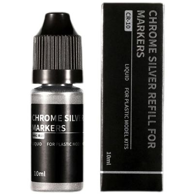 DSPIAE Chrome Silver Refill For Markers 10ml CR-10