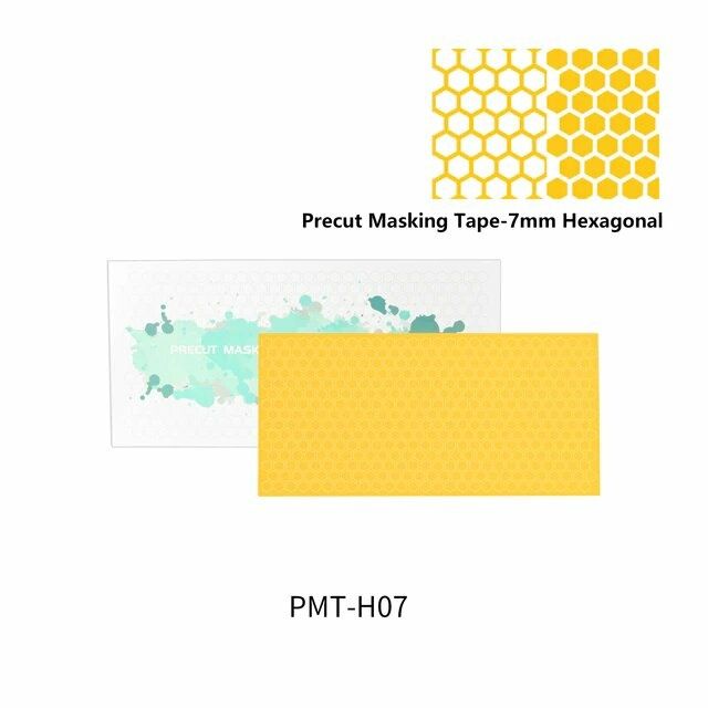 DSPIAE Precut Masking Tape - 7mm Hexagonal PMT-H07