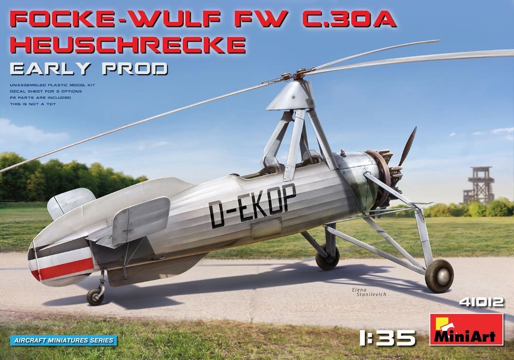 MiniArt 1/35 Focke-Wulf Fw C.30A Heuschrecke Early Prod 41012
