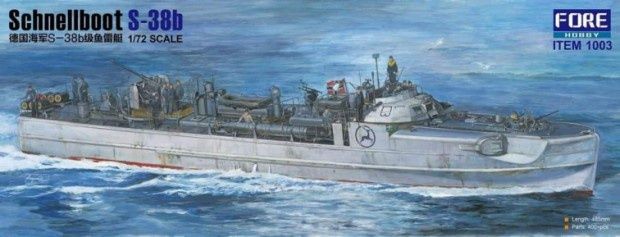 Fore Hobby 1/72 Schnellboot S-38b German Torpedo Boat 1003