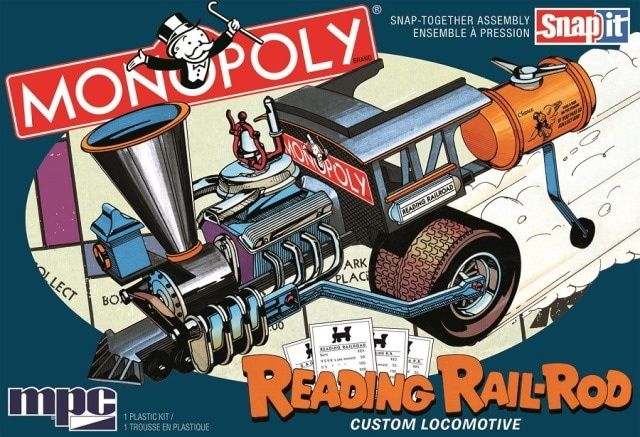 MPC 1/25 Monopoly Reading Rail-Rod 945