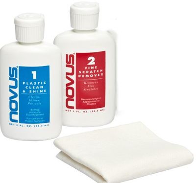 Novus Plastic Polish Set (1ea #1, #2 &amp; Polishing Cloth)