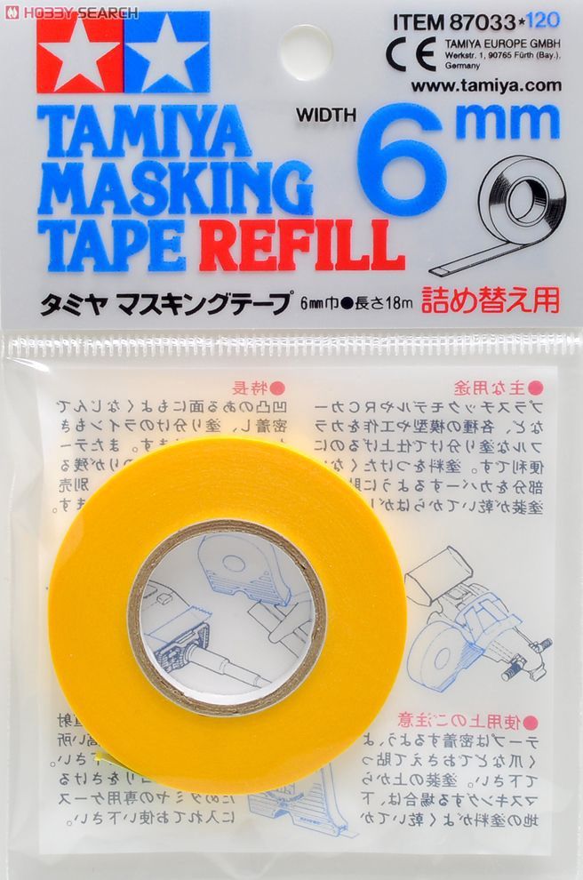 Tamiya Masking Tape Refill 6mm 87033