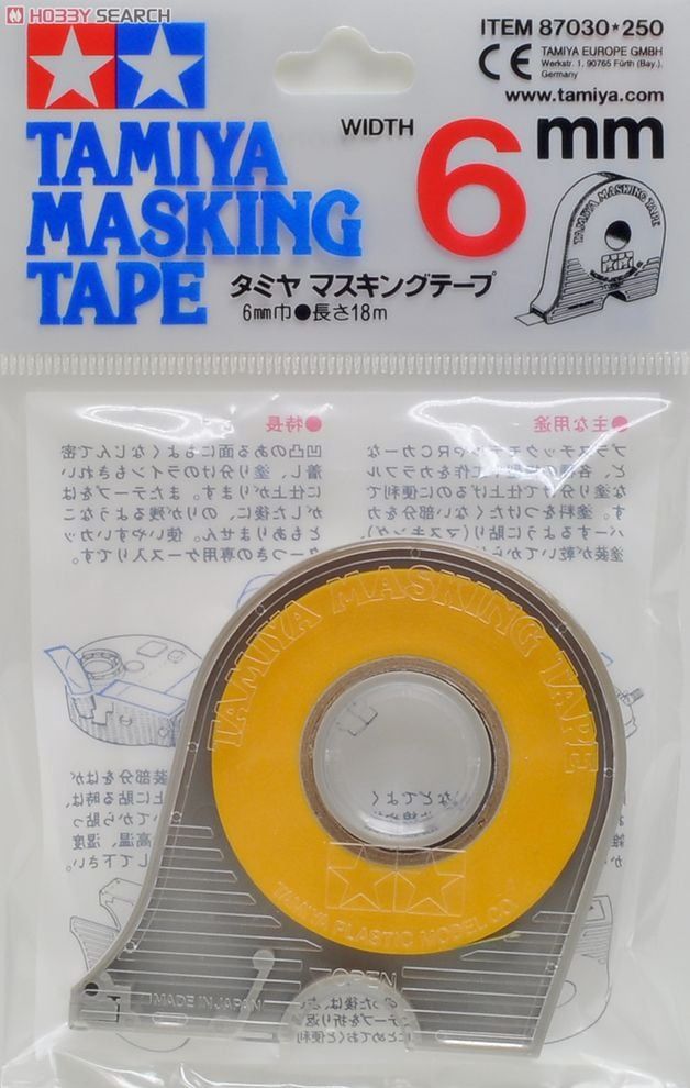 Tamiya Masking Tape 6mm w/Dispenser 87030