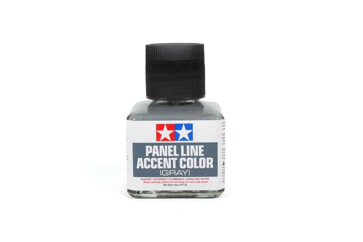 Tamiya Gray Panel Line Accent Color (40ml Bottle) 87133
