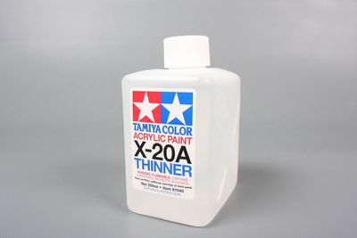 Tamiya Acrylic Thinner X-20A (250ml Bottle) 81040