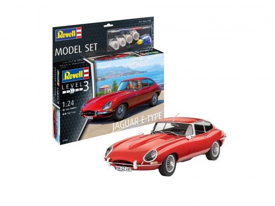 Revell 1/24 Jaguar E-Type Model Set 67668