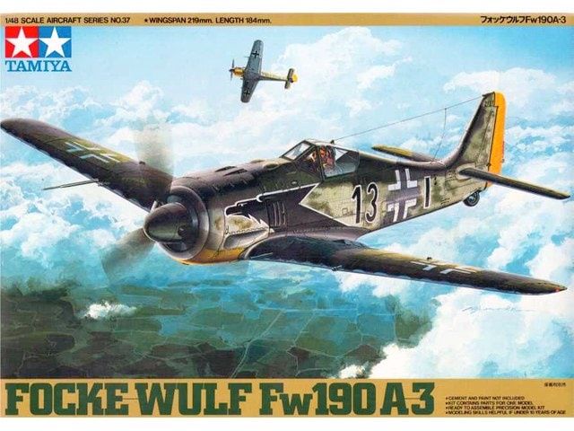 Tamiya 1/48 Focke-Wulf Fw190 A-3 61037