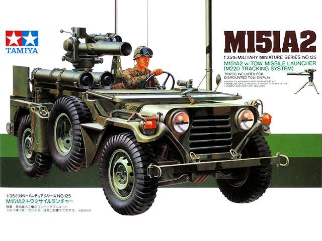 Tamiya 1/35 U.S. M151A2 w/ TOW Missile Launcher (M220 Tracking System) 35125