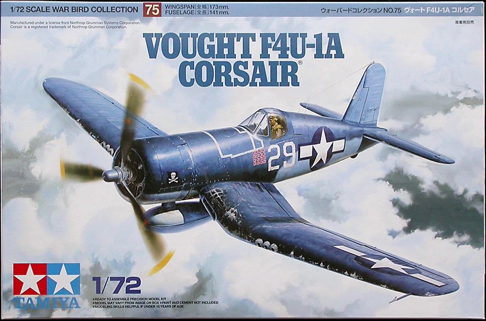 Tamiya 1/72 Vought F4U-1A Corsair 60775