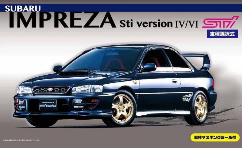 Fujimi 1/24 Subaru Impreza WRX Type R STI Ver. IV/VI w/Masking 047522