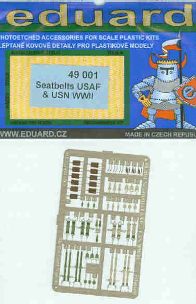Eduard 1/48 Seatbelts USAF &amp; USN WWII 49001