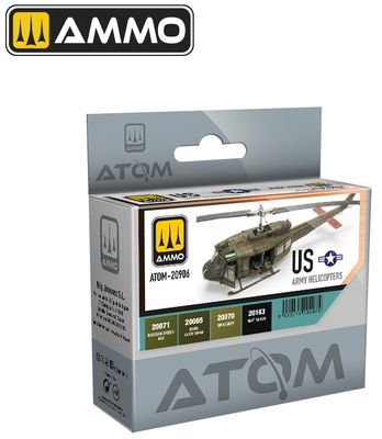 AMMO by Mig  ATOM US Army Helicopters Paint Set 20906