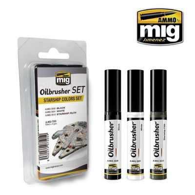 AMMO by Mig  Oilbrusher Starship Colors Set 7505